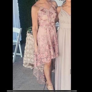 High low boutique wedding guest dress